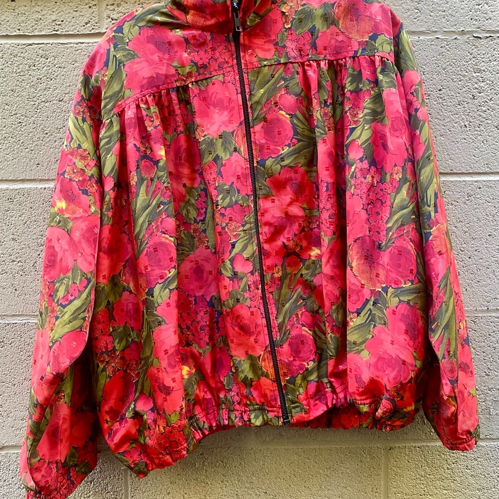 La Fille Floral Floral Jacket